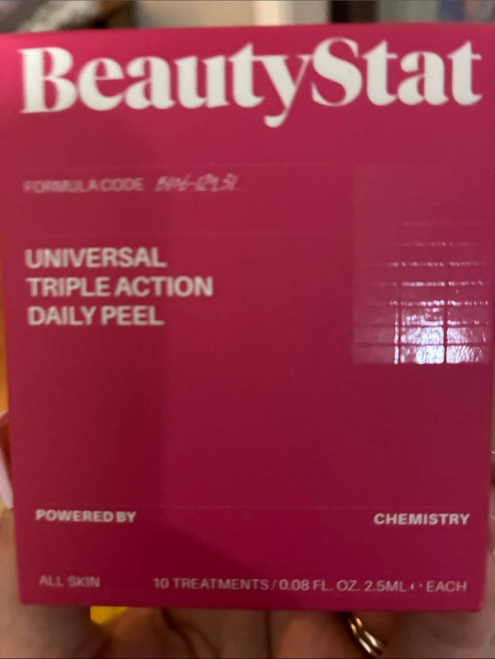 BeautyStat Universal Triple Action Daily Peel – bright pink